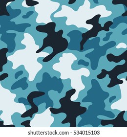 Modern fashion vector trendy camo pattern