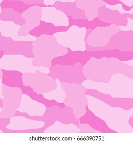 Modern fashionable vector fashionable pattern for camouflage pink color
