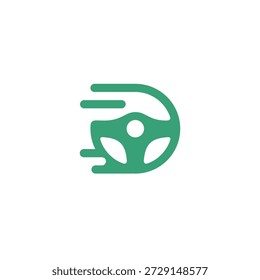 Modern Fast Driver Logo Design 