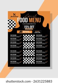 Modern fast food social media post with burger, fries and drink. Ideal for restaurant ads, meal deals, and online food promotion. Fully editable, bold and eye catching design.