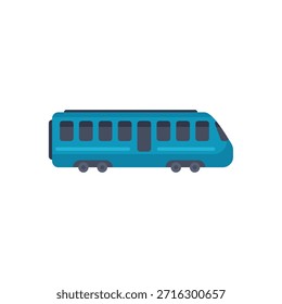 Moderne Schnellzug nähert sich Bahnhof Illustration