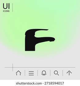 Icono moderno del grifo, Elementos para su diseño