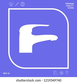 Modern Faucet icon. Graphic elements for your design
