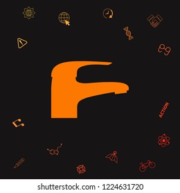 Modern Faucet icon. Graphic elements for your design
