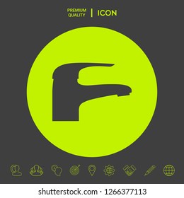 Modern Faucet icon. Graphic elements for your design