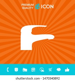 Modern Faucet icon. Graphic elements for your design