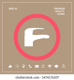 Modern Faucet icon. Graphic elements for your design