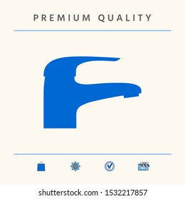 Modern Faucet icon. Graphic elements for your design