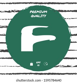 Modern Faucet icon. Graphic elements for your design