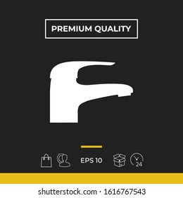 Modern Faucet icon. Graphic elements for your design