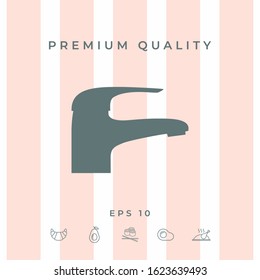 Modern Faucet icon. Graphic elements for your design