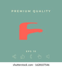 Modern Faucet icon. Graphic elements for your design