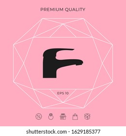 Modern Faucet icon. Graphic elements for your design