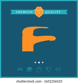 Modern Faucet icon. Graphic elements for your design