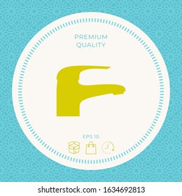 Modern Faucet icon. Graphic elements for your design