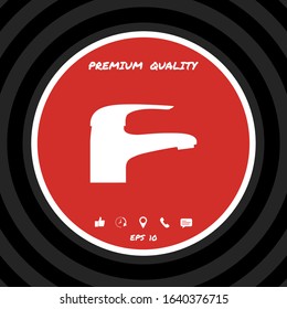 Modern Faucet icon. Graphic elements for your design