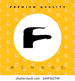 Modern Faucet icon. Graphic elements for your design