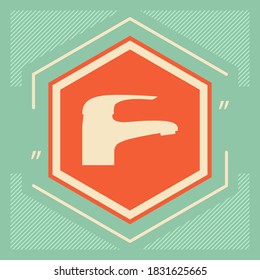 Modern Faucet icon. Graphic elements for your design