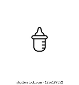 Modern feeding bottle icon