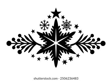 A modern and festive Merry Christmas decorative background design vector, perfect for holiday greetings, seasonal decor, and digital artwork. Ideal for creating stylish Christmas-themed projects.