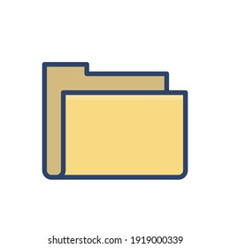 emblema de icono del explorador de archivos moderno