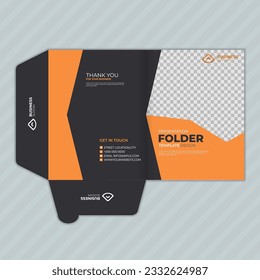 Modern File Folder Design and Template for Your Company