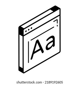 Modern file format line icon download