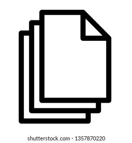 Modern file icon