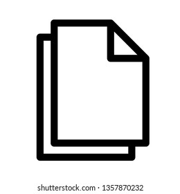 Modern file icon