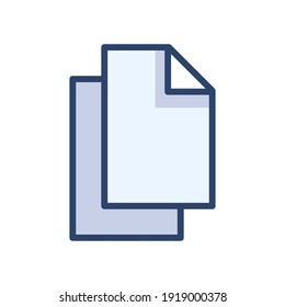 Modern files notes icon emblem
