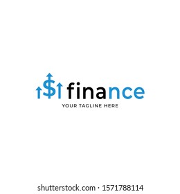 modern finance logo  design vector icon. financial logo with bar and chart
