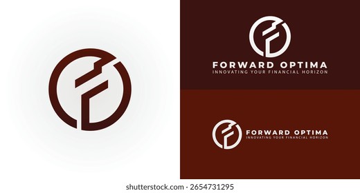 Modern financial advisory logo featuring stylized FO initials within a circle, symbolizing trust, growth, and clarity. Ideal for Forward Optima or Fidelity Origin.