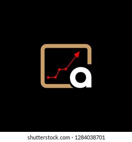 Modern Financial logo, creative vector logo for business, office financial icon , progress, arrows, profit, emblem,illustration element