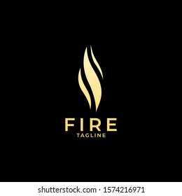 modern fire flame logo design vector icon template, 
