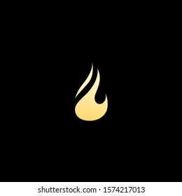 modern fire flame logo design vector icon template, 
