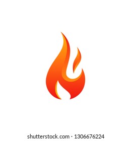 
modern fire logo