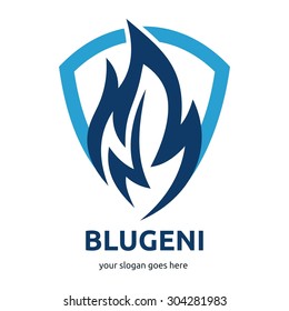 Modern Fire Logo