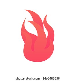 Modern fire logo design. Vector illustration
