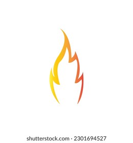 
Modernes Feuerlogo oder Symboldesign. Vektorgrafik