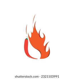Modern fire logo or icon design. Vector illustration.
