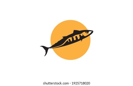 Modern Fish Barracuda Logo Design Vector Icon Symbol Illustration