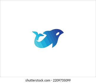 Modern Fish Logo Design Template
