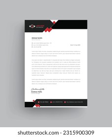 Modern Fitness gym Business Style Letterhead Design Vector Template For Your Project. Simple And Clean Print Ready Design, Elegant Flat Design Vector Illustration. 
