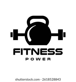A modern fitness power logo