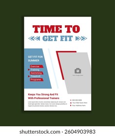 Modern Fitness Trainer Flyer Templates