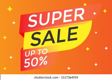 Modern Flash Sale Banner and Poster Background Vector. Editable Text and Color.