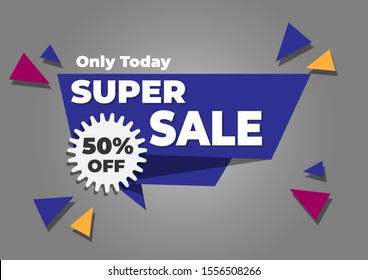 Modern Flash sale discount banner and poster social media template promotion. EPS 10 Vector Illustration Background.