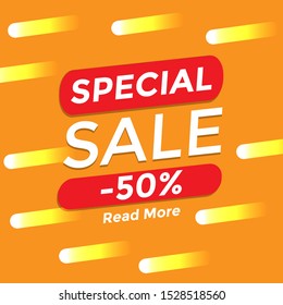 Modern Flash Sale mobile for sale banners, Poster template design Sale. Vector illustration EPS 10