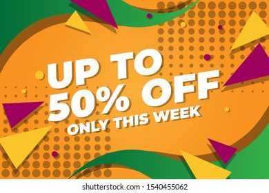 Modern Flash Sale mobile for sale banners, Poster template design Sale. Vector illustration EPS 10