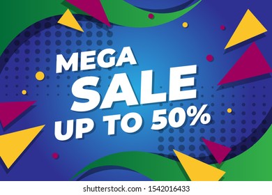 Modern Flash Sale mobile for sale banners, Poster template design Sale. Vector illustration EPS 10